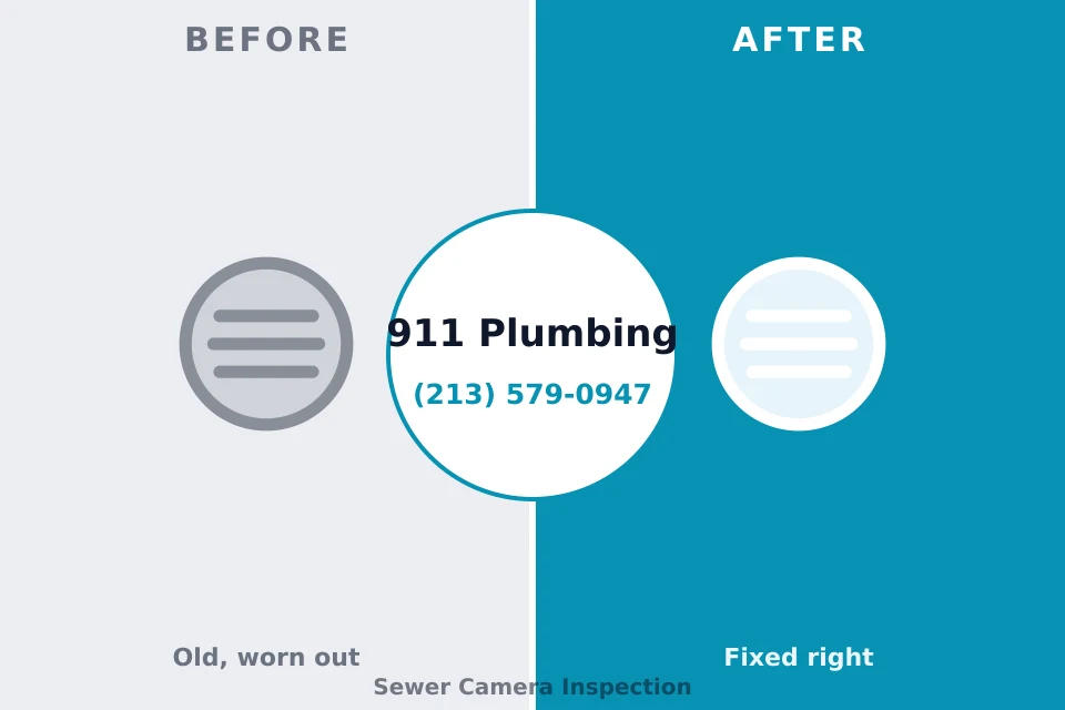 Before and after: plumbing repair Malabar, FL